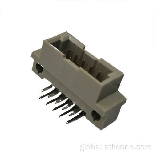 Solder Type DIN41612 Right Angle Plug Connectors 10 Positions. Supplier